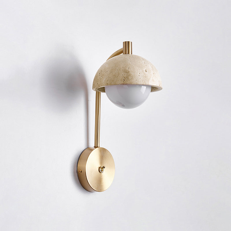 Alina Travertine Wall Lamp