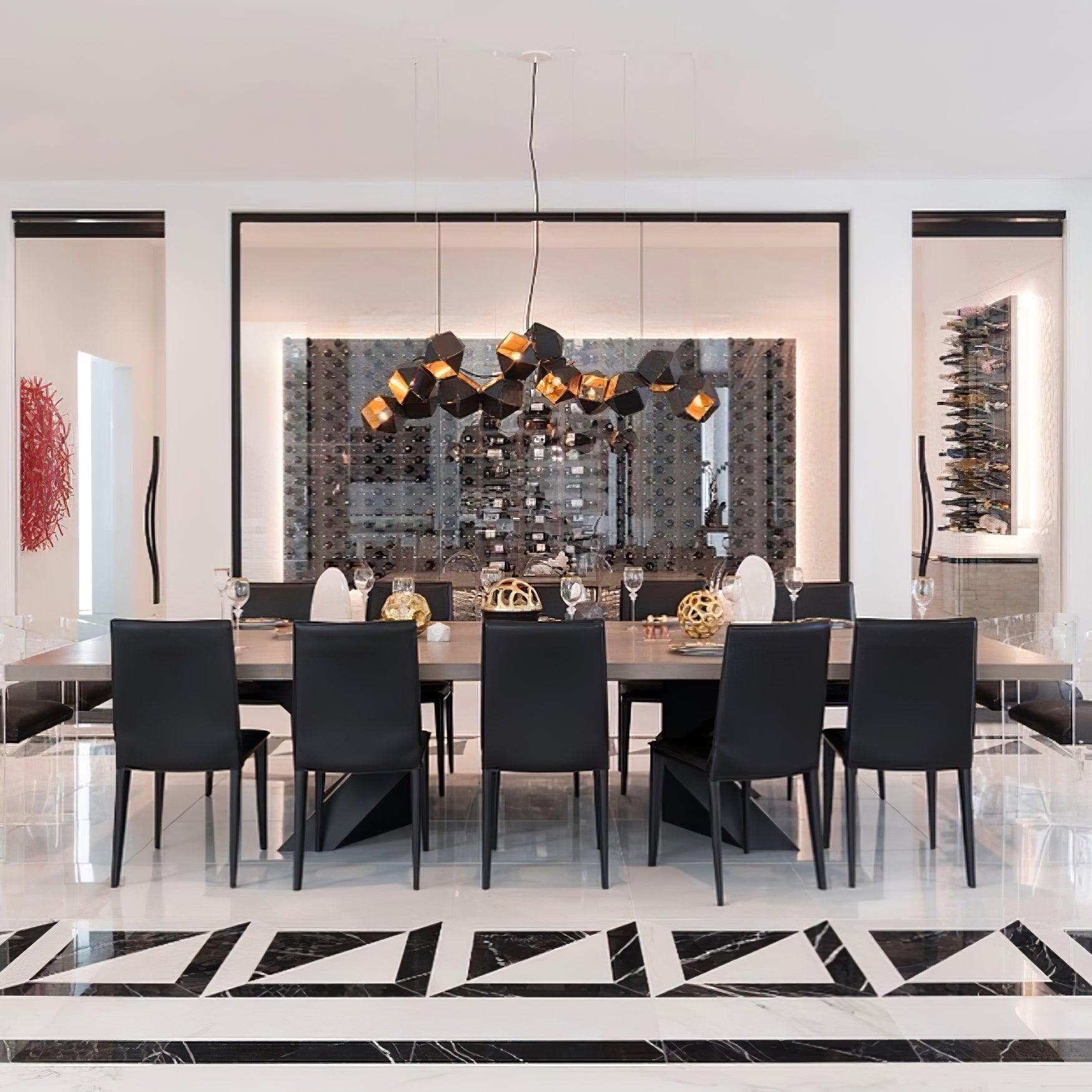 Civ Chandelier Geometric Modern-Neutral Decor