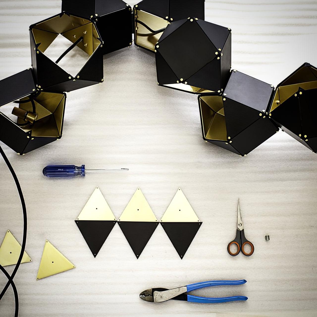 Civ Chandelier Geometric Modern-Neutral Decor