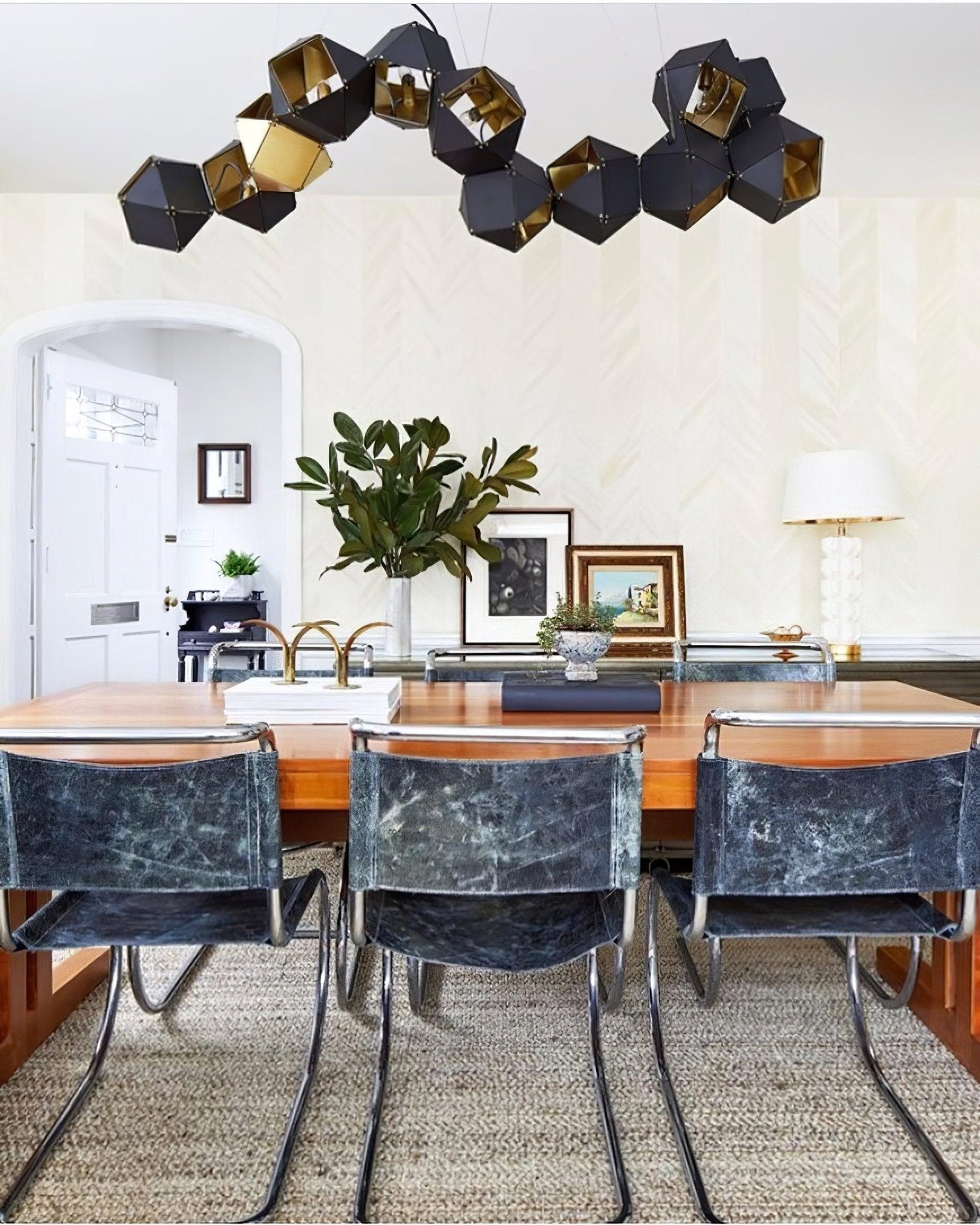 Civ Chandelier Geometric Modern-Neutral Decor