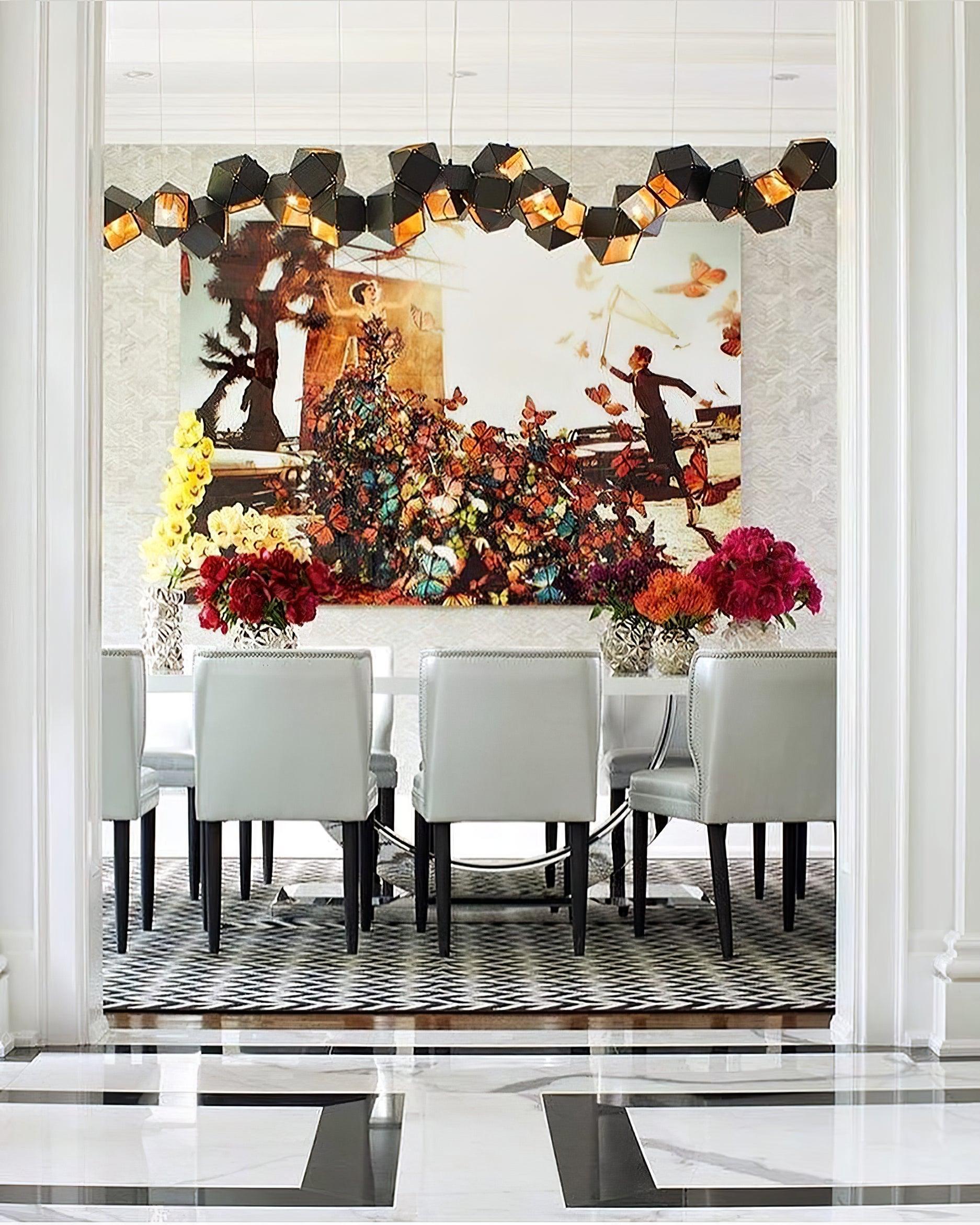 Civ Chandelier Geometric Modern-Neutral Decor