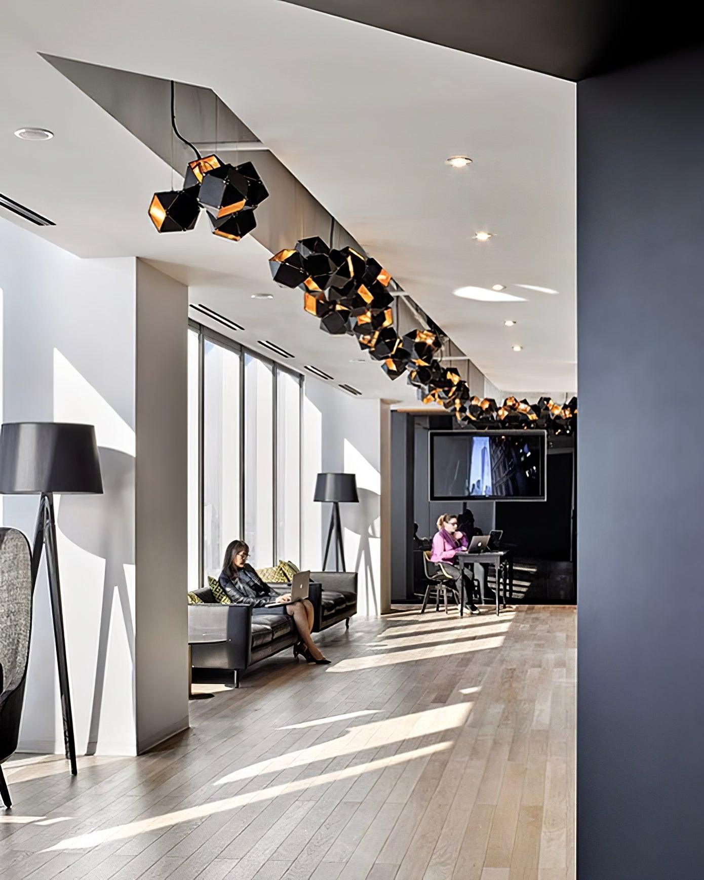 Civ Chandelier Geometric Modern-Neutral Decor