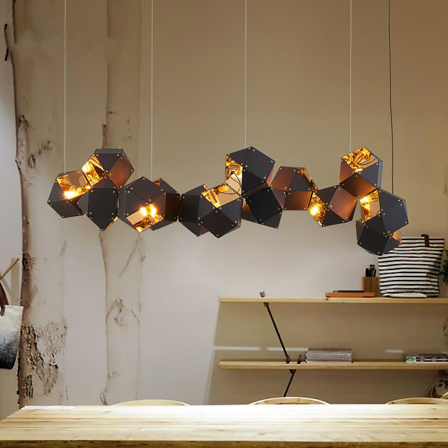 Civ Chandelier Geometric Modern-Neutral Decor