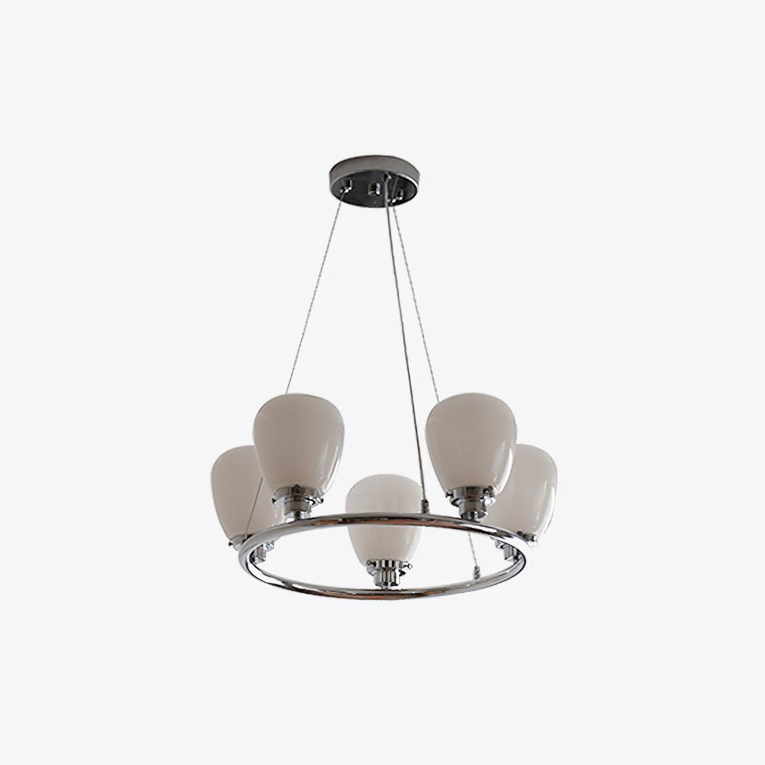Orion Classic Glass Chandelier-Neutral Decor