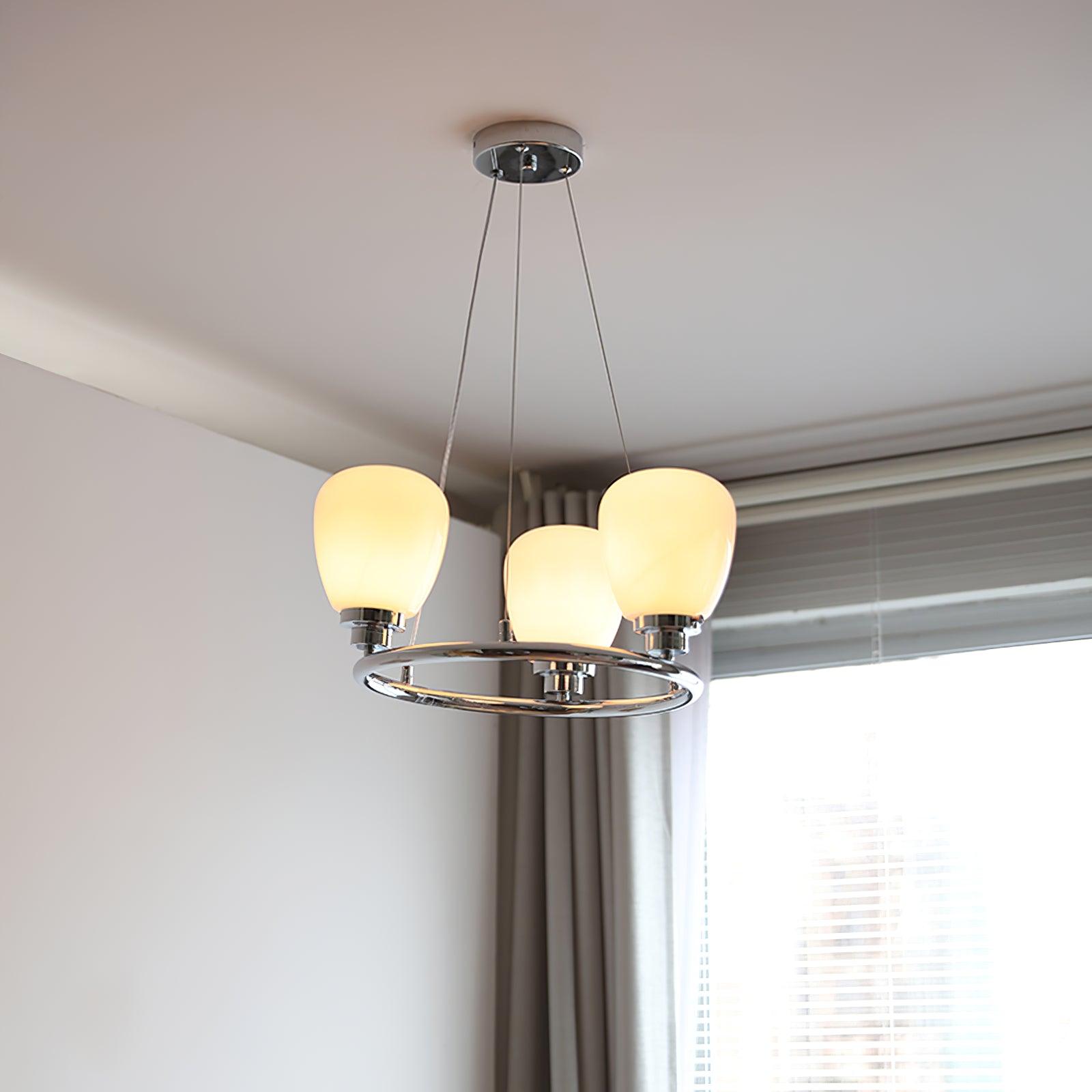 Orion Classic Glass Chandelier-Neutral Decor