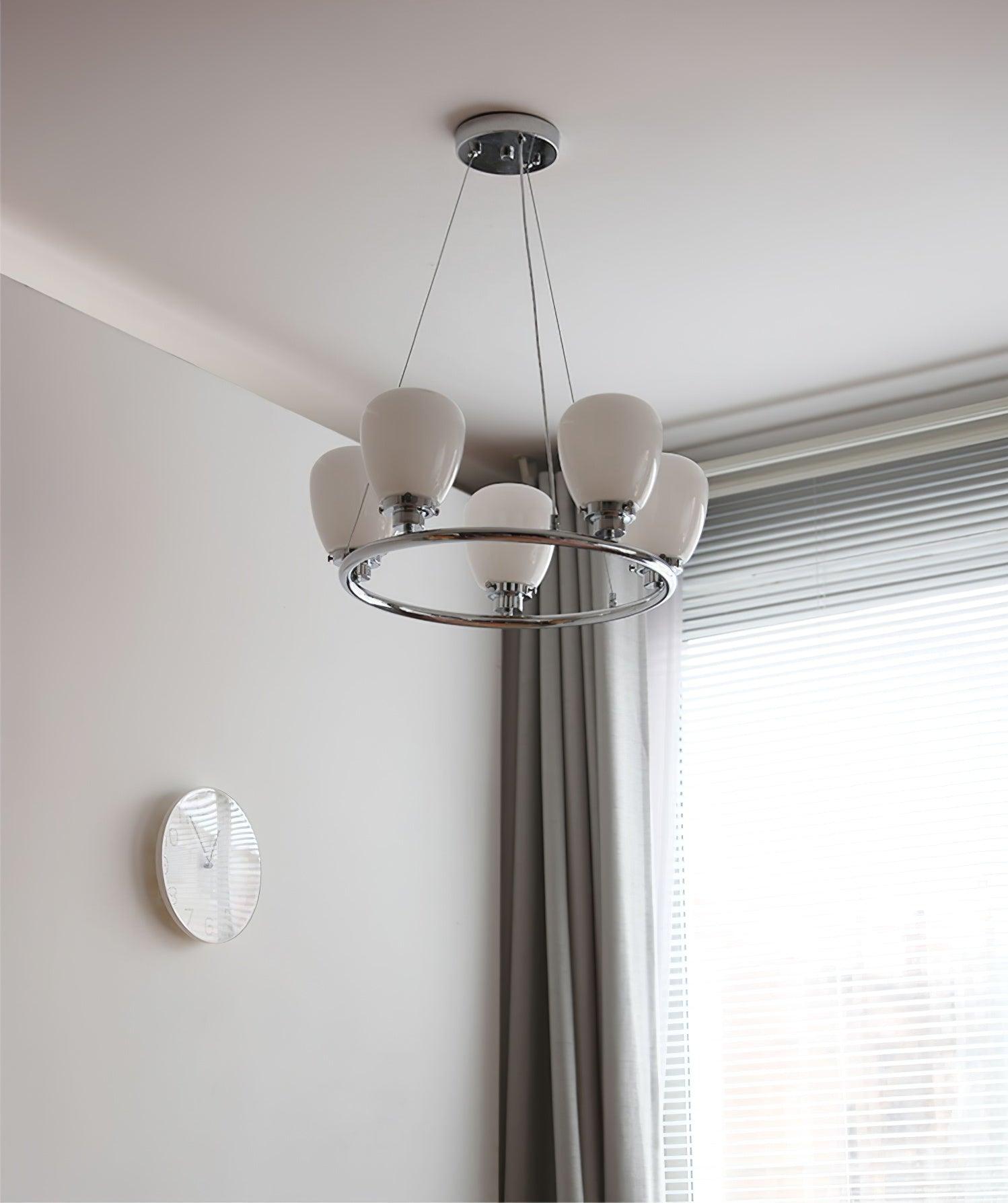 Orion Classic Glass Chandelier-Neutral Decor