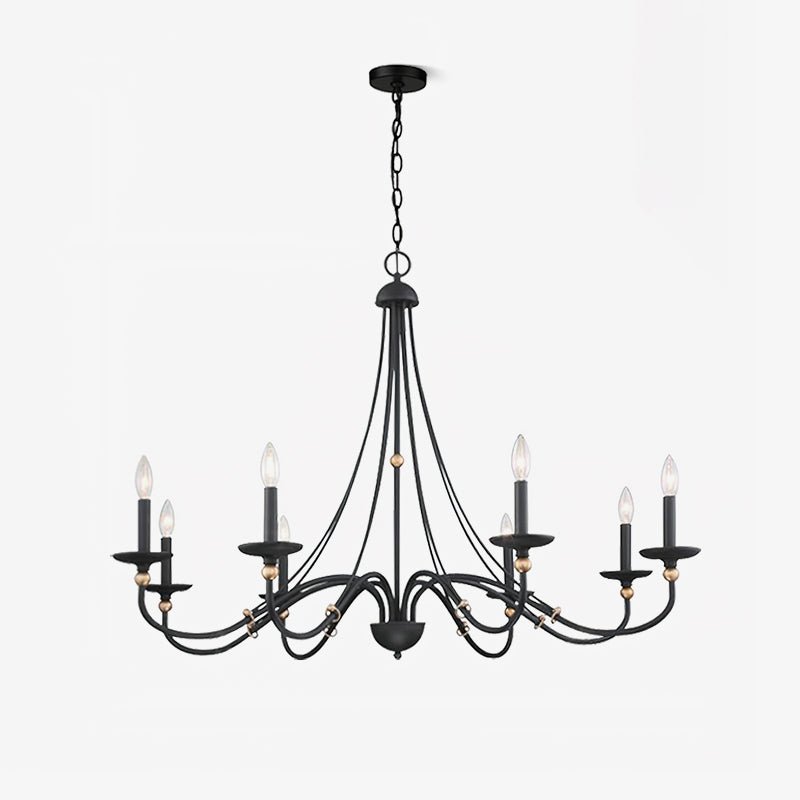 Regalia Vintage Brass Chandelier-Neutral Decor