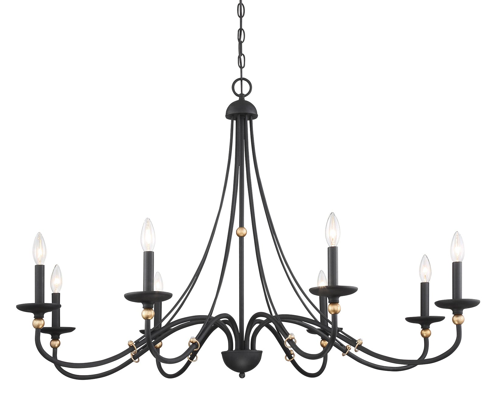 Regalia Vintage Brass Chandelier-Neutral Decor