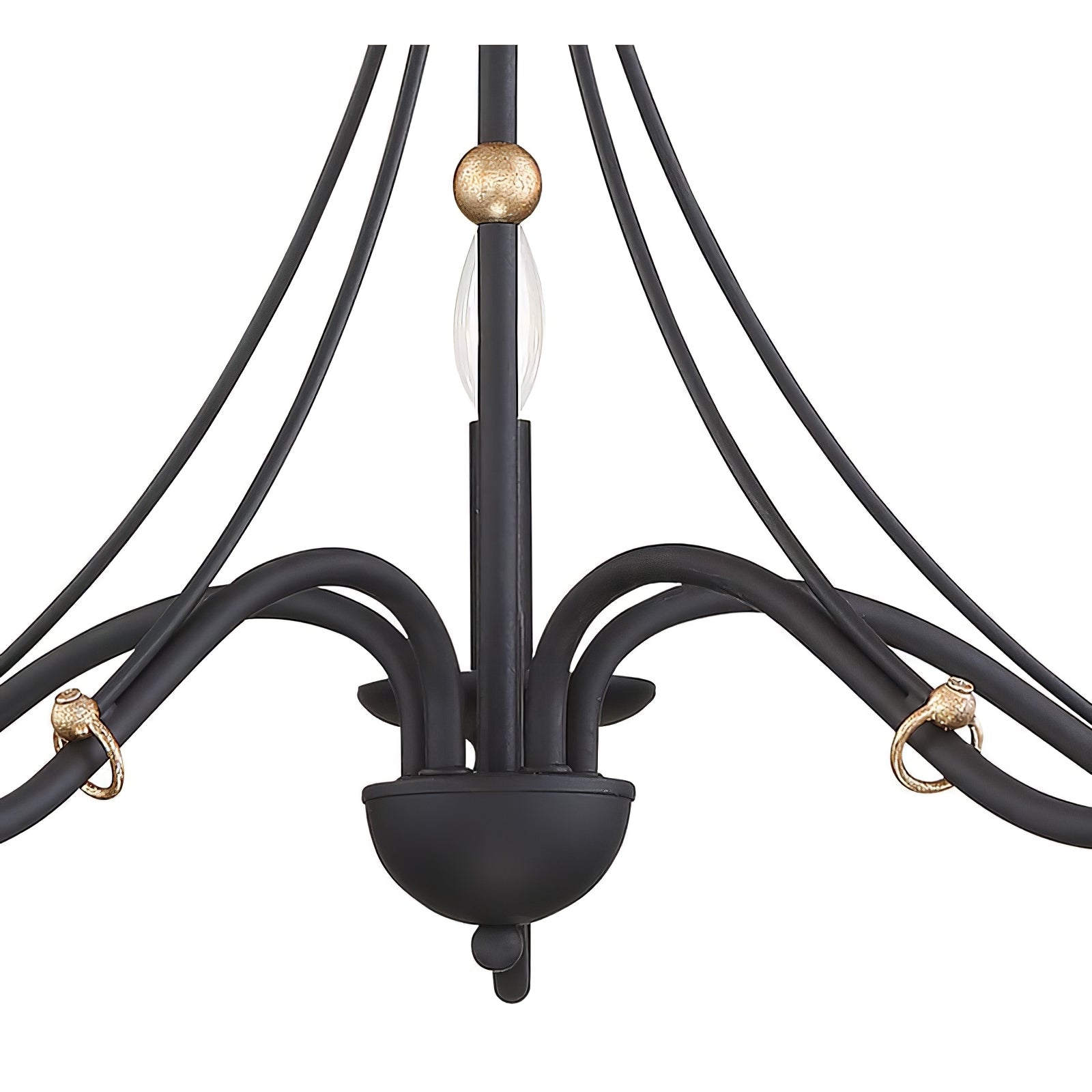 Regalia Vintage Brass Chandelier-Neutral Decor