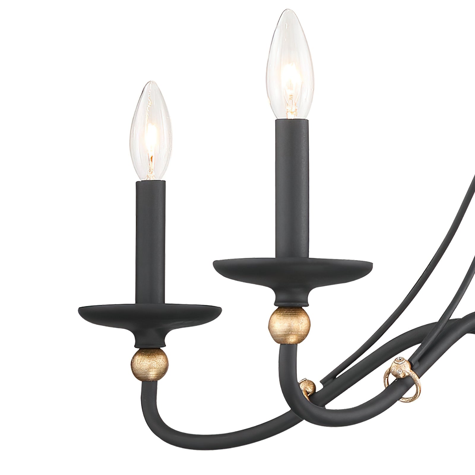 Regalia Vintage Brass Chandelier-Neutral Decor