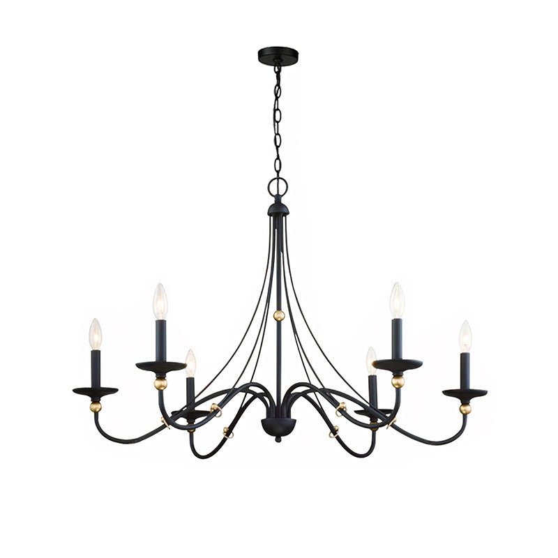 Regalia Vintage Brass Chandelier-Neutral Decor