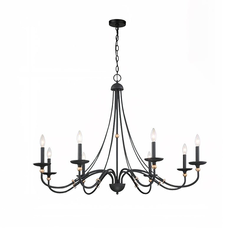 Regalia Vintage Brass Chandelier-Neutral Decor