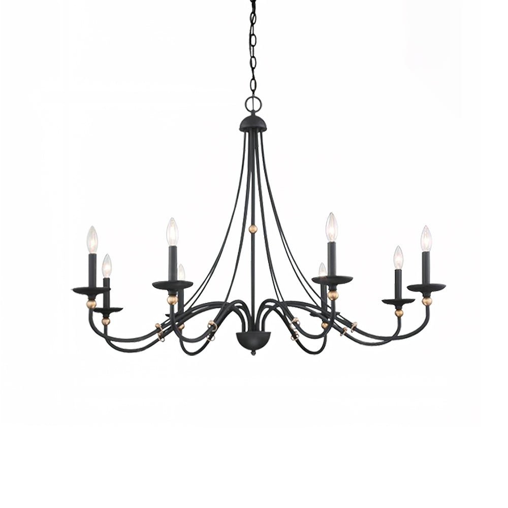 Regalia Vintage Brass Chandelier-Neutral Decor