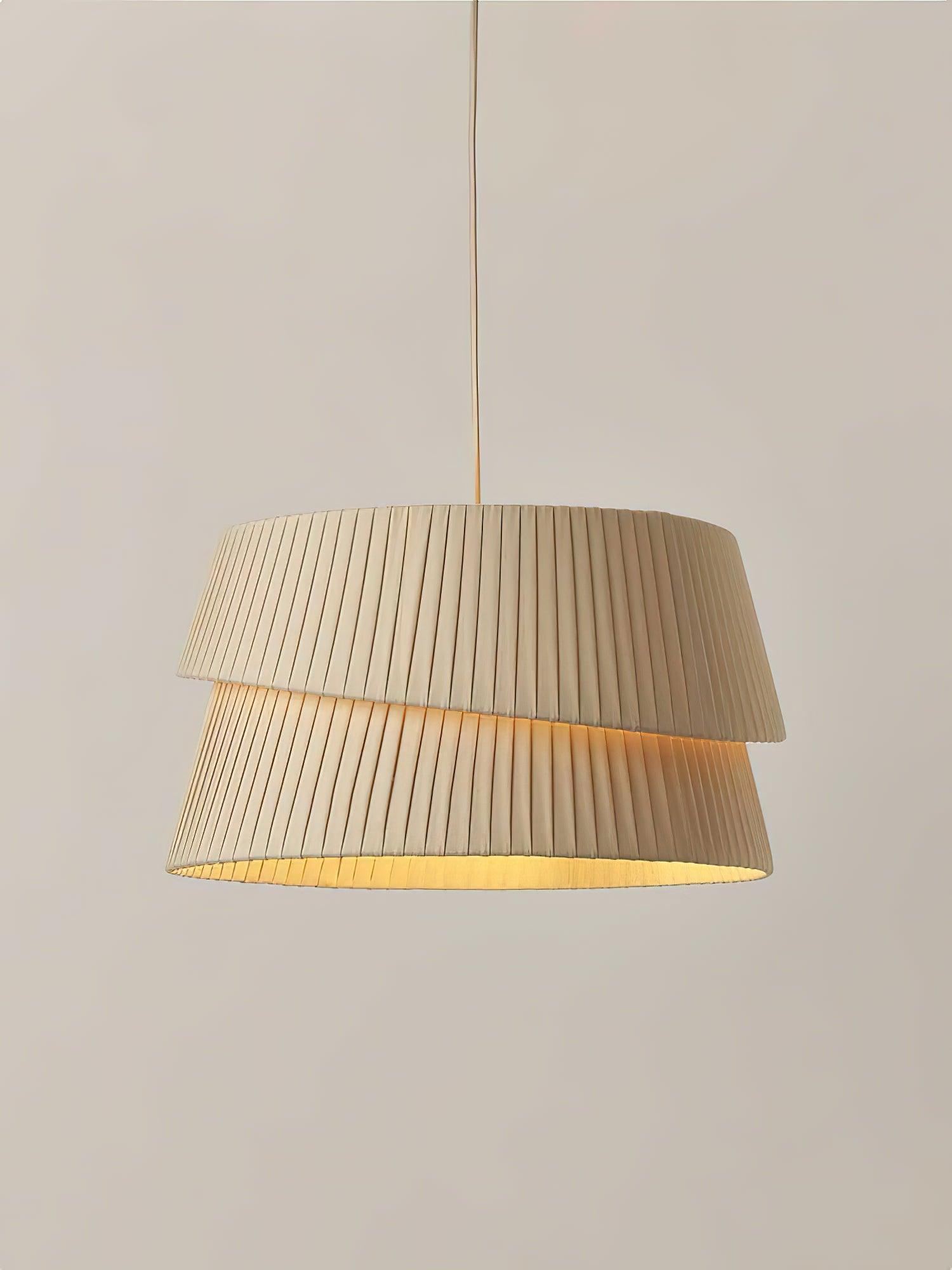 Tocan Fabric Scandinavian Pendant Light-Neutral Decor