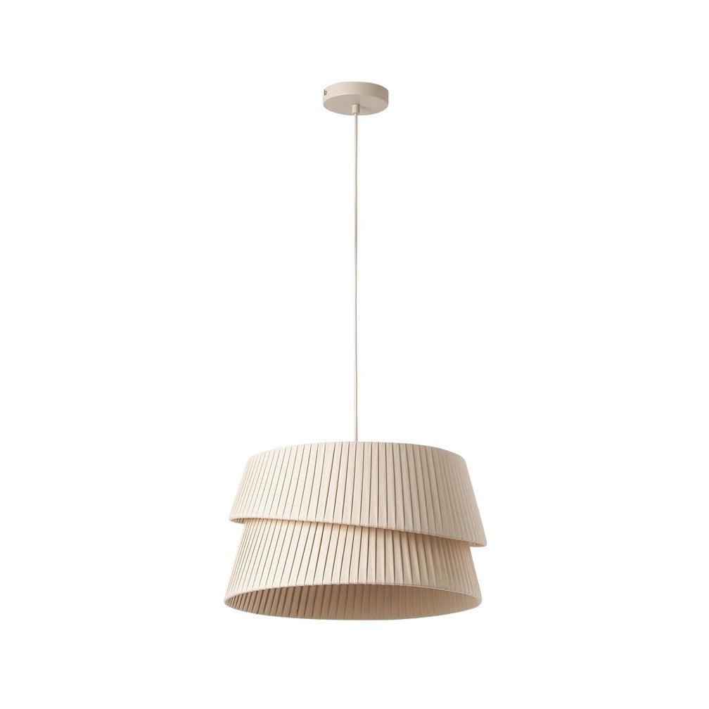 Tocan Fabric Scandinavian Pendant Light-Neutral Decor
