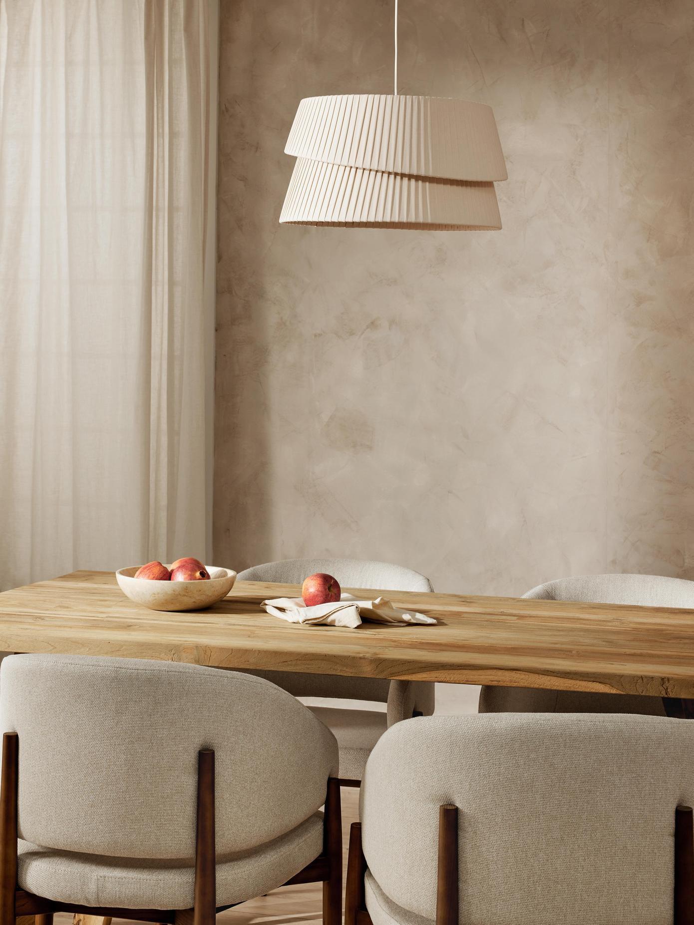 Tocan Fabric Scandinavian Pendant Light-Neutral Decor