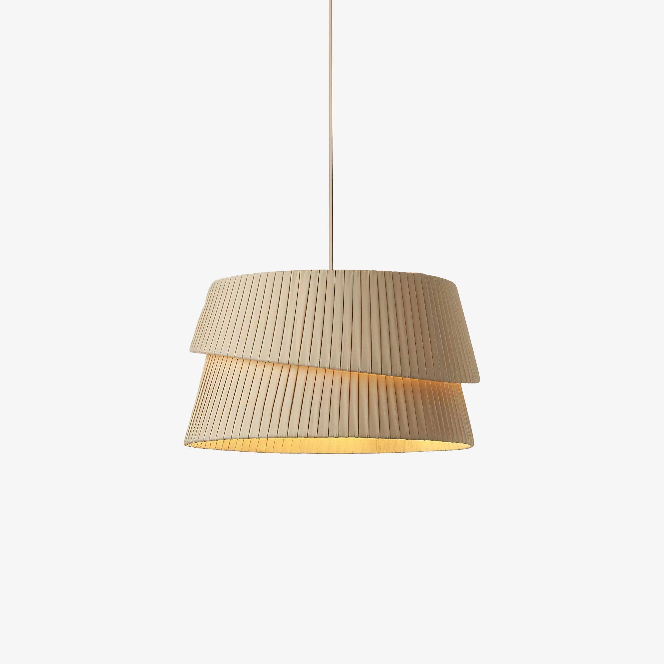 Tocan Fabric Scandinavian Pendant Light-Neutral Decor