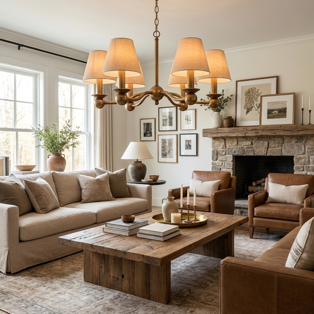 Halemere Fabric Chandelier