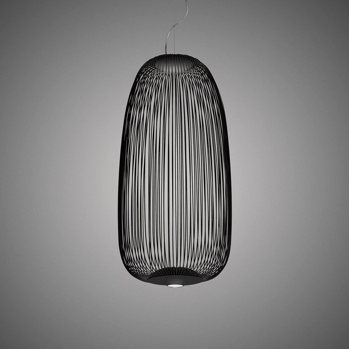 Lumio Lightweight Spokes Cage Pendant Light-Neutral Decor