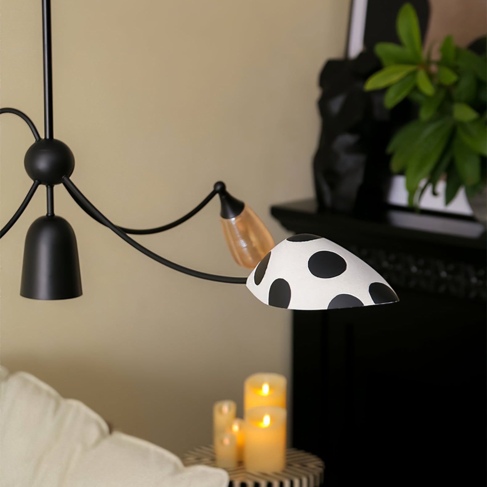 PlayfulGlass Modular Glass Pendant Light-Neutral Decor