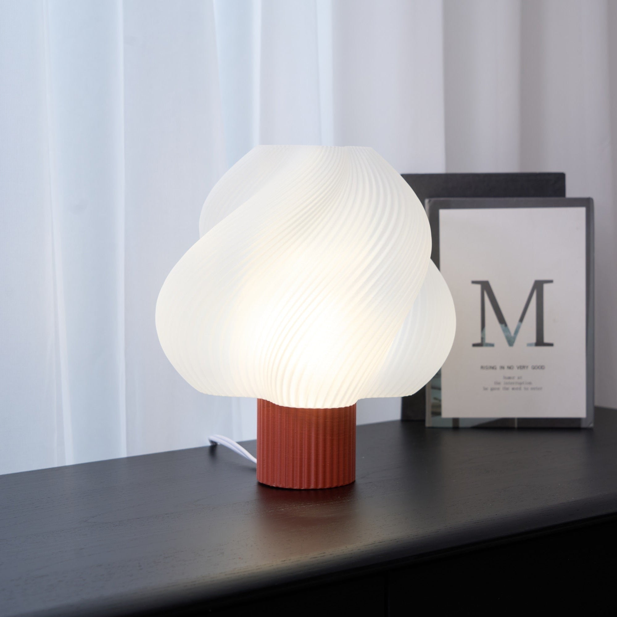 Buffy Modern Plastic Table Lamp-Neutral Decor