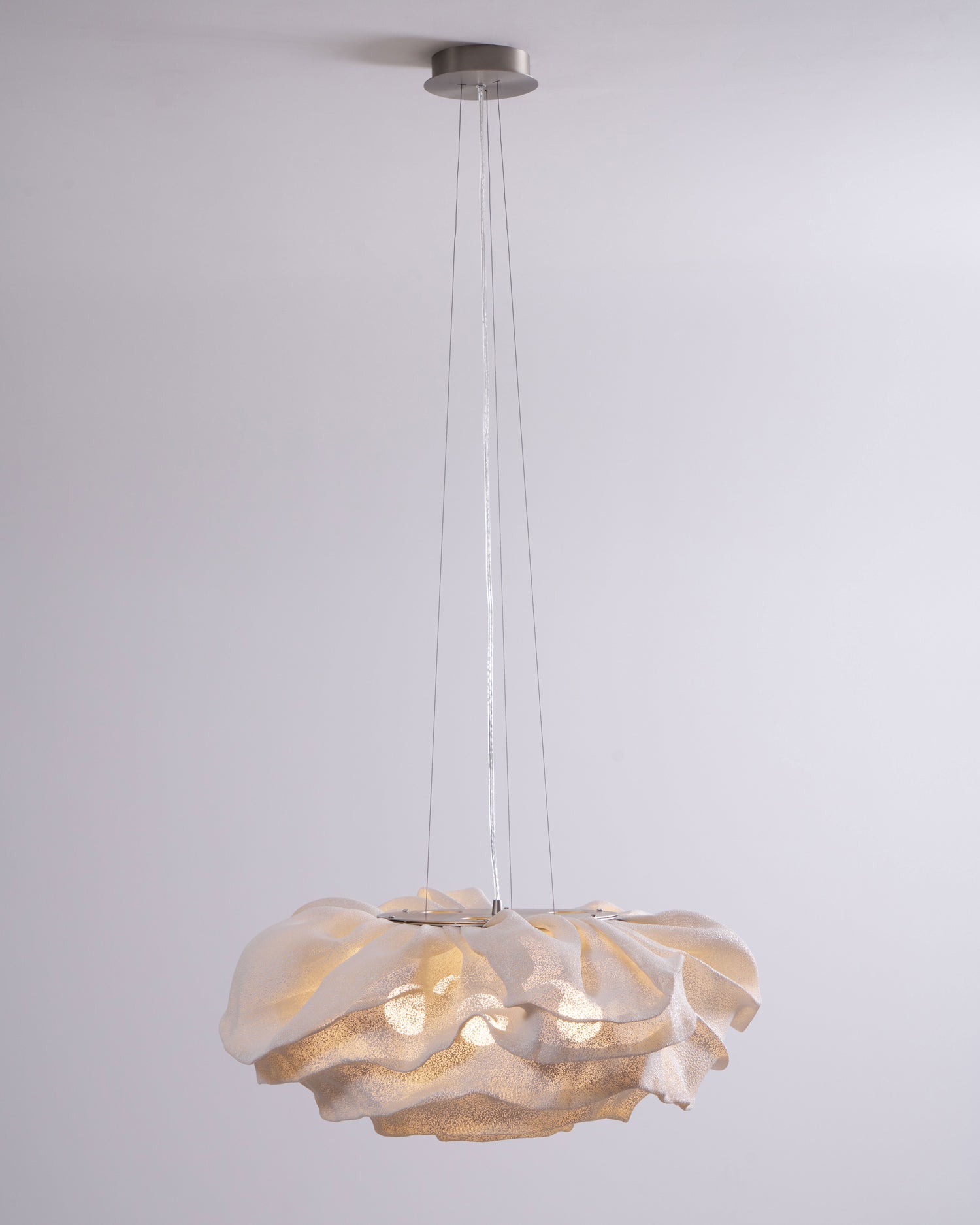 Wavern Steel Artistic Pendant Light-Neutral Decor