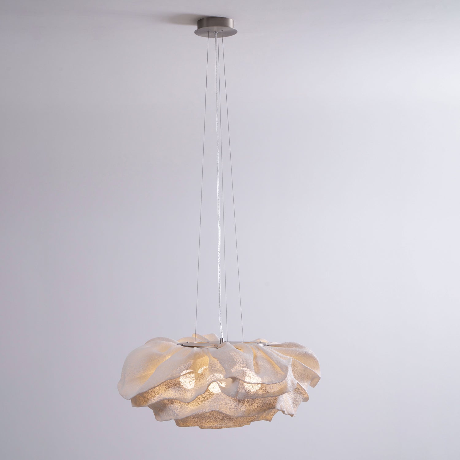 Wavern Steel Artistic Pendant Light-Neutral Decor