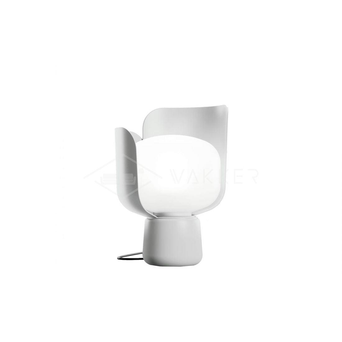 Zuri Plastic Minimalist Table Lamp-Neutral Decor