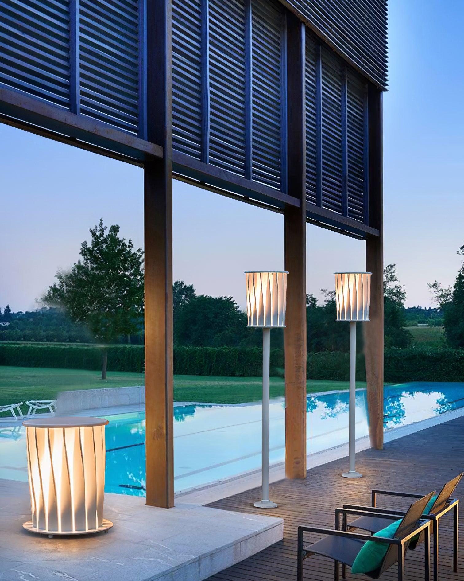 Flare Modern Aluminum Outdoor Light-Neutral Decor
