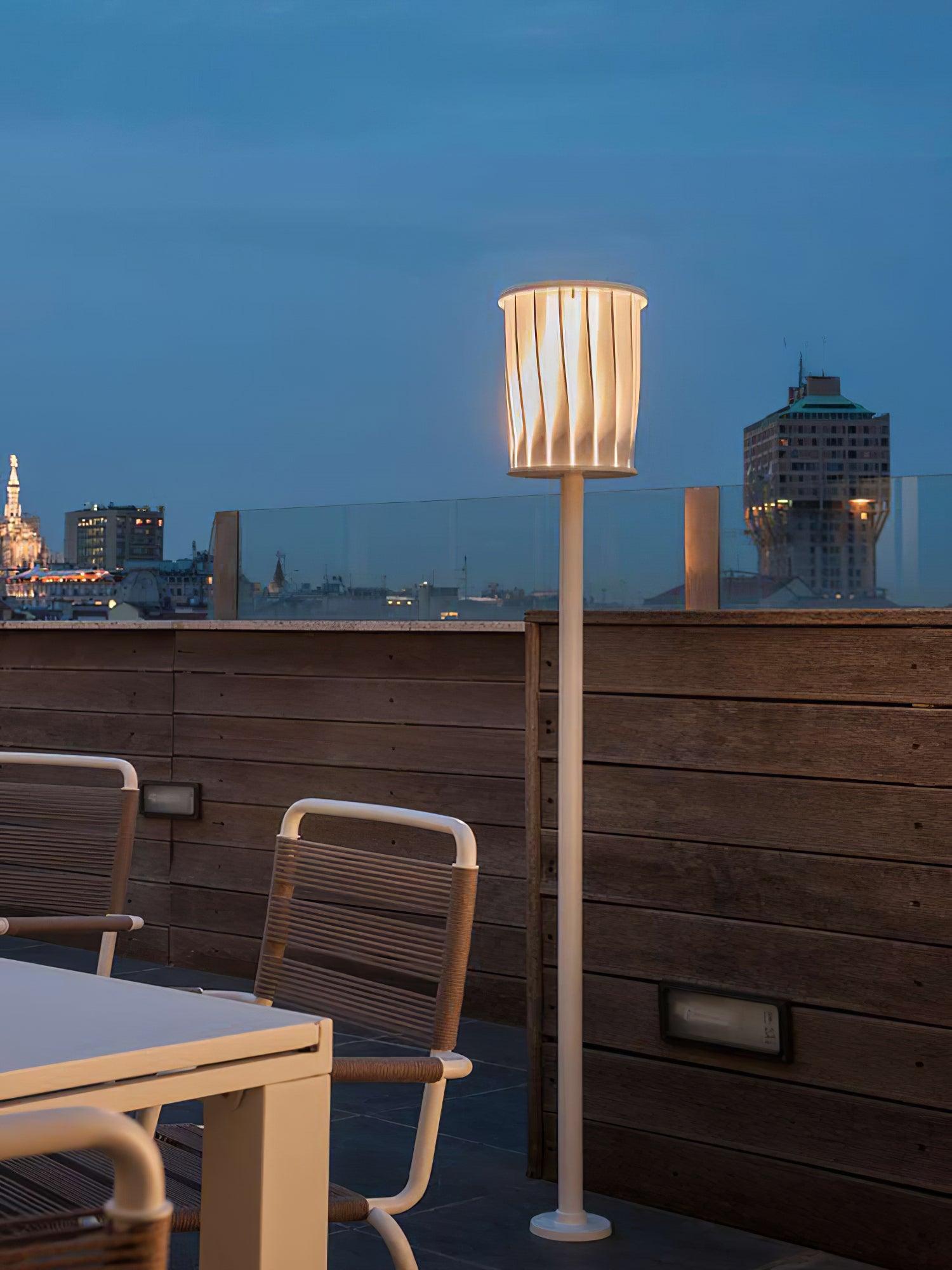Flare Modern Aluminum Outdoor Light-Neutral Decor