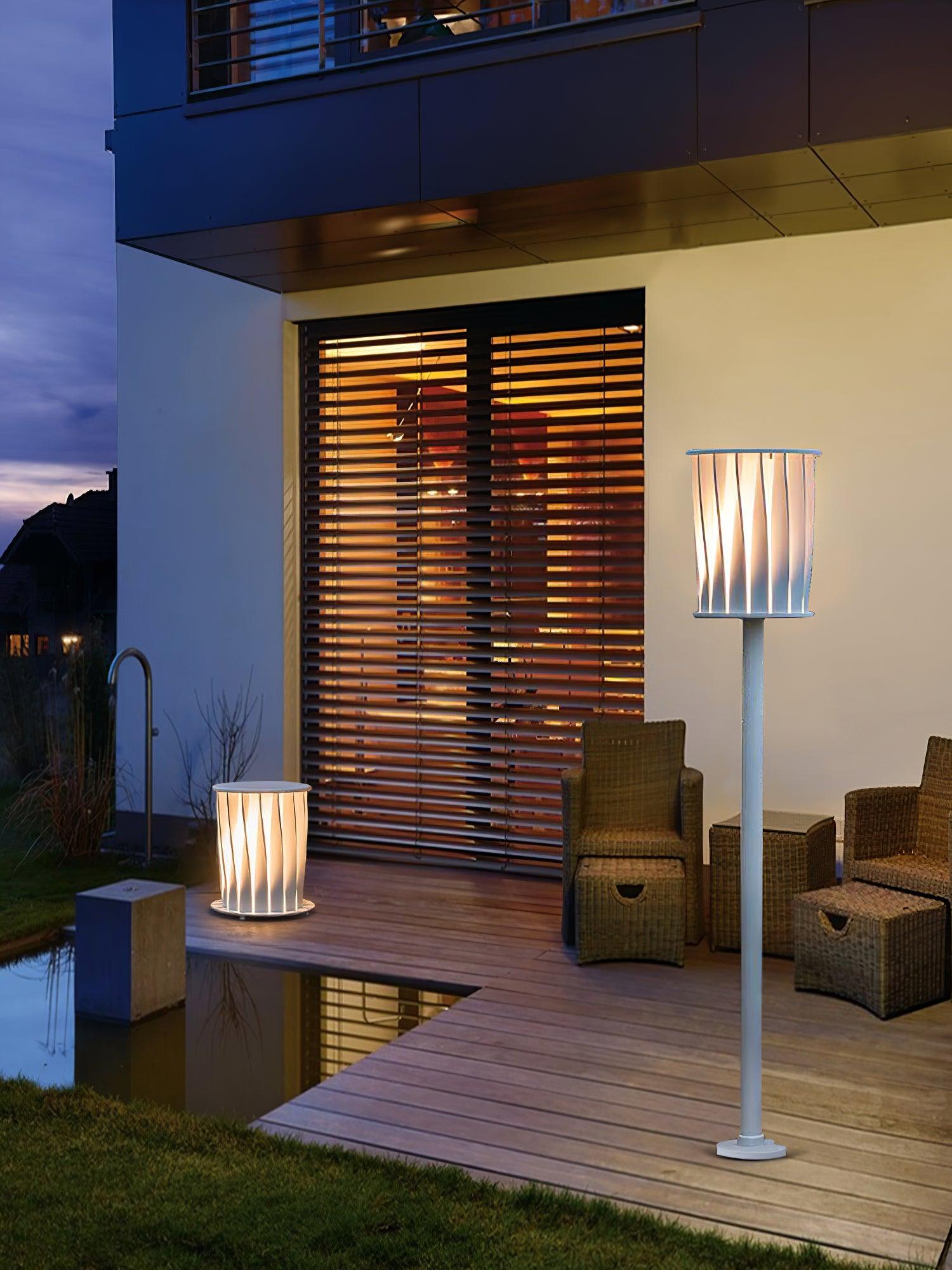 Flare Modern Aluminum Outdoor Light-Neutral Decor