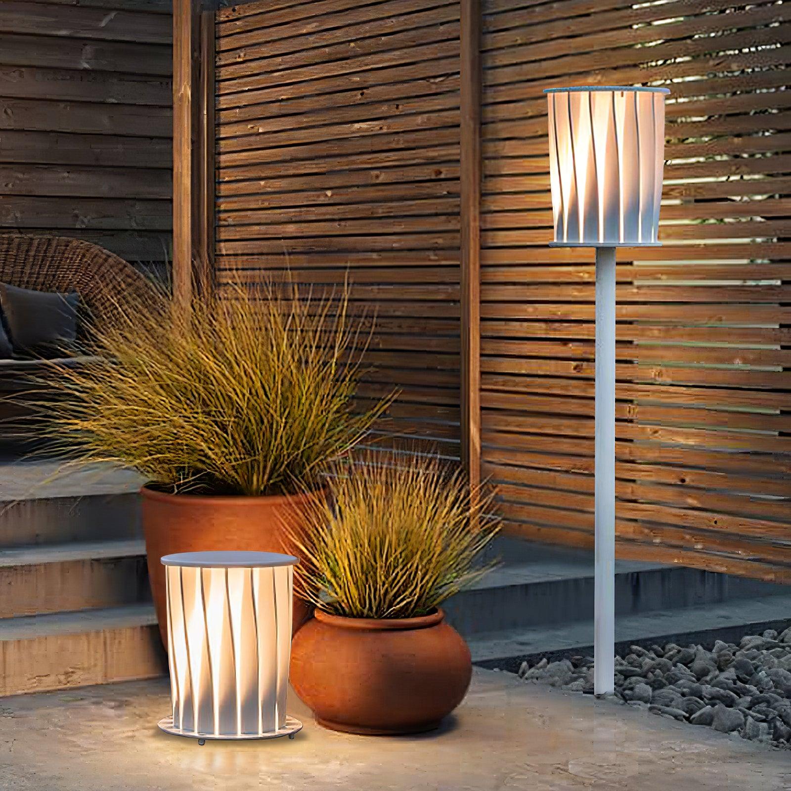 Flare Modern Aluminum Outdoor Light-Neutral Decor