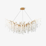 Florealis Cascading Crystal Chandelier-Neutral Decor