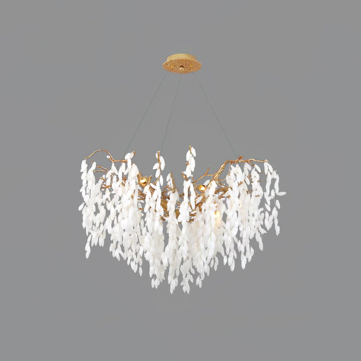 Florealis Cascading Crystal Chandelier-Neutral Decor