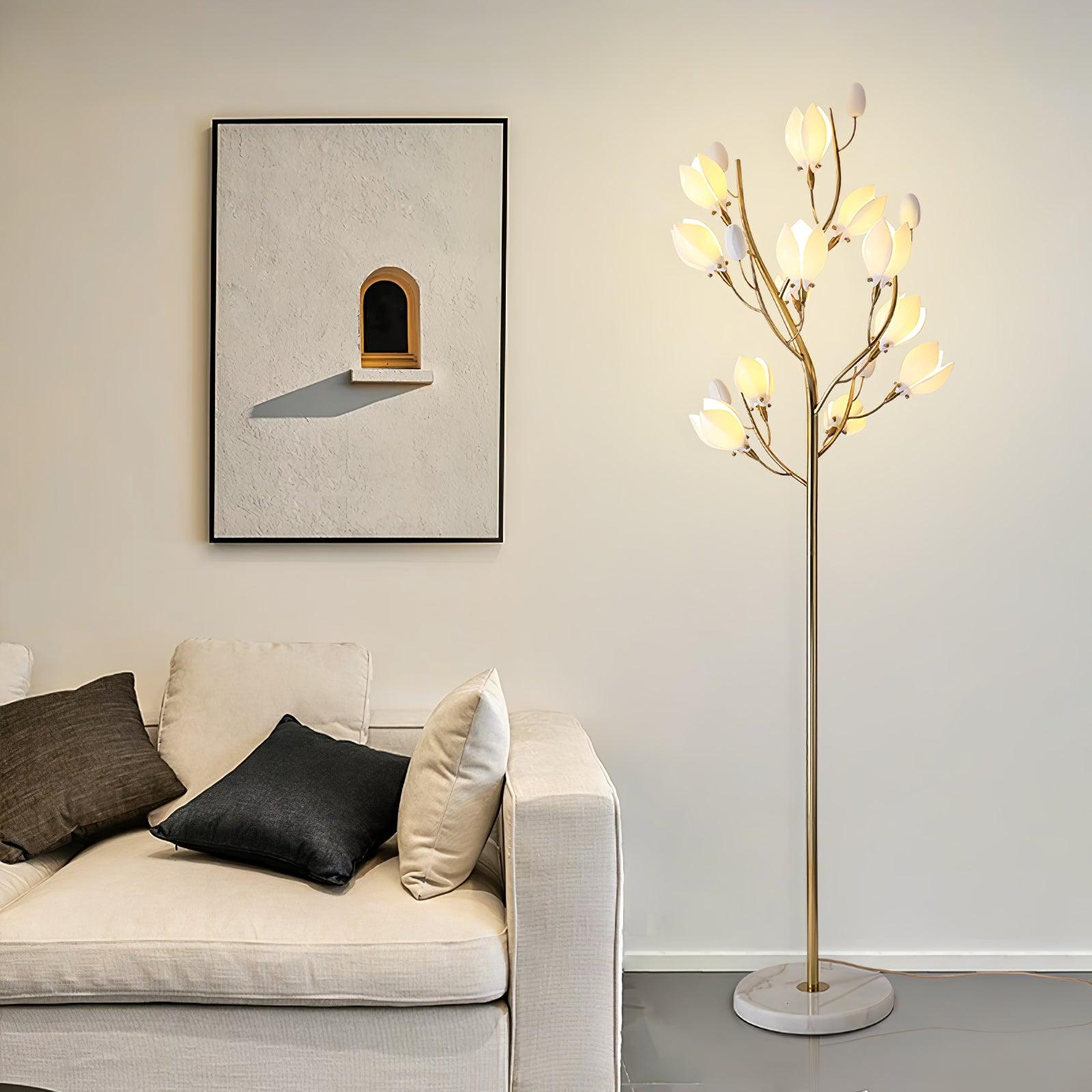 Aloza Ceramic Artistic Floor Lamp-Neutral Decor