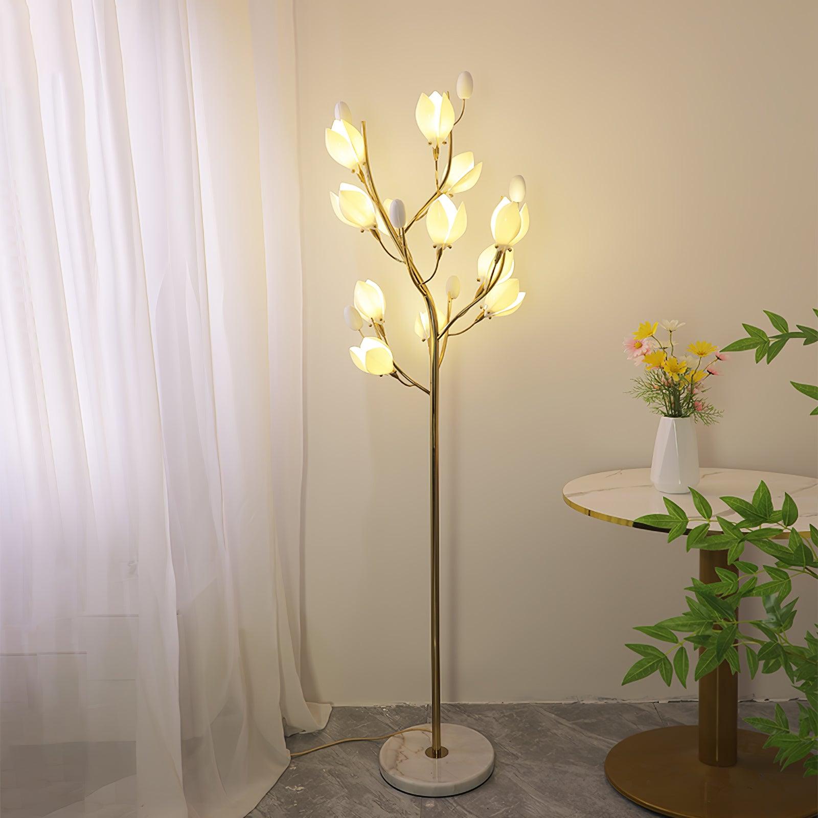 Aloza Ceramic Artistic Floor Lamp-Neutral Decor