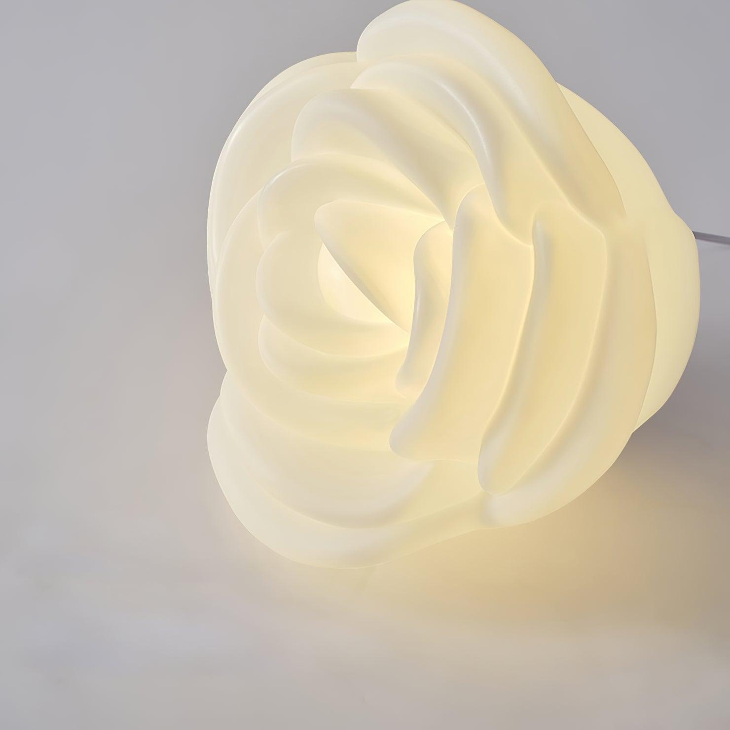 Rosebud Elegant Table Lamp-Neutral Decor