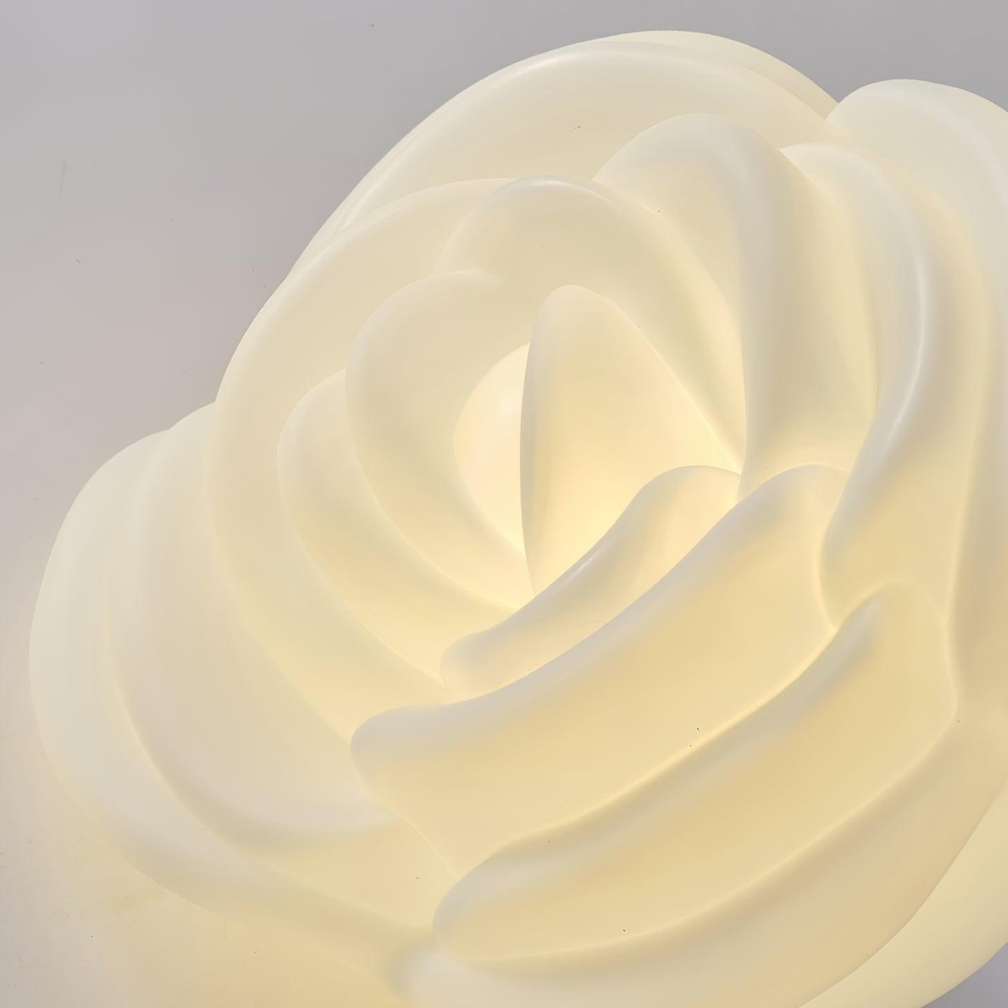 Rosebud Elegant Table Lamp-Neutral Decor