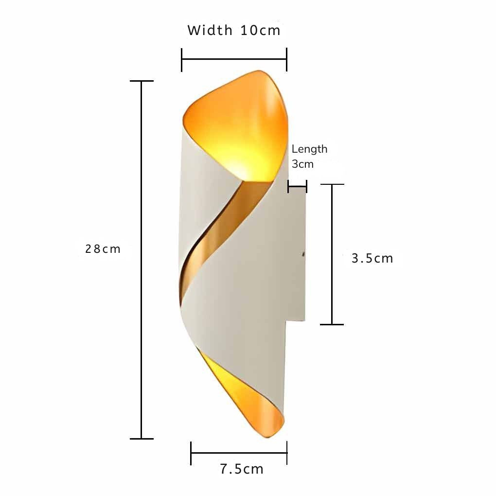 Phebe Classic LED Modern Glass Outdoor Wall Sconce