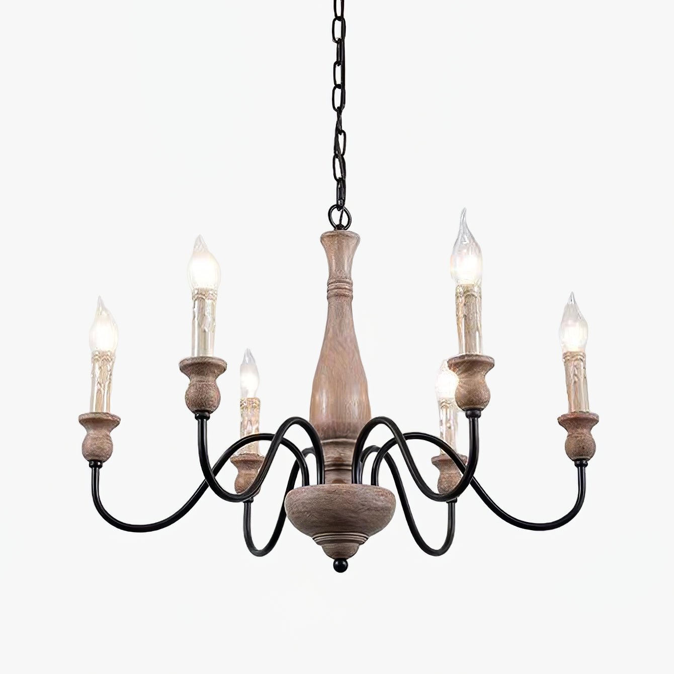 Aurora Chandelier Farmhouse Rustic-Neutral Decor