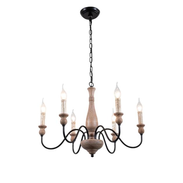 Aurora Chandelier Farmhouse Rustic-Neutral Decor