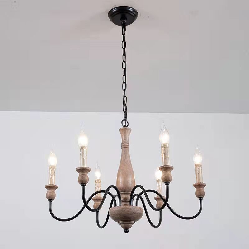 Aurora Chandelier Farmhouse Rustic-Neutral Decor