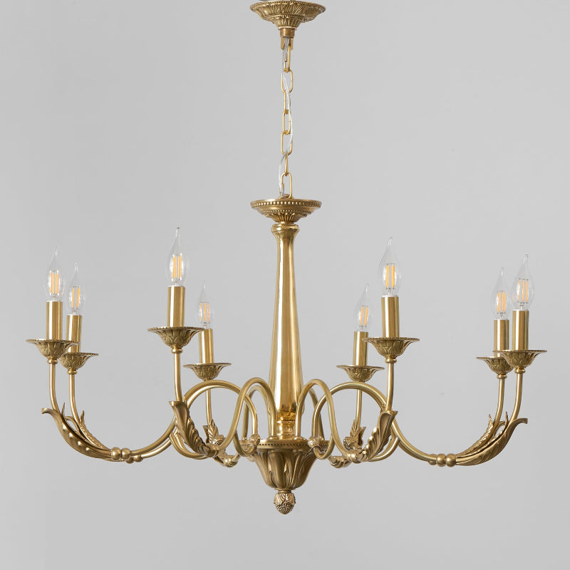 Corvane Brass Chandelier