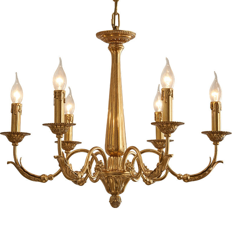 Corvane Brass Chandelier