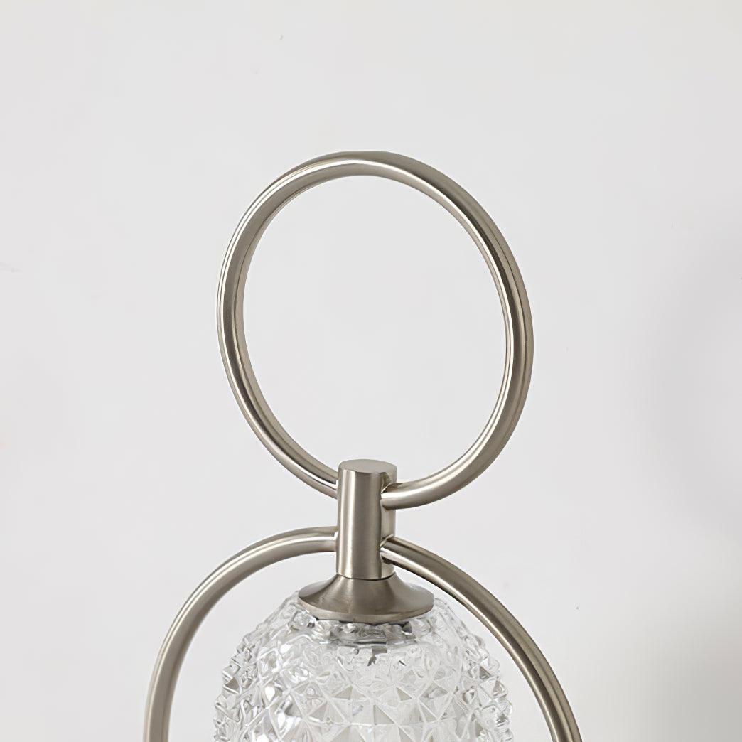 Bell Vintage Glass Table Lamp-Neutral Decor