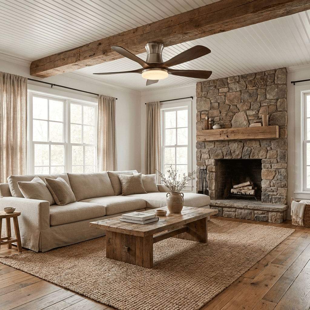 Windara Ceiling Fan Light-Neutral Decor