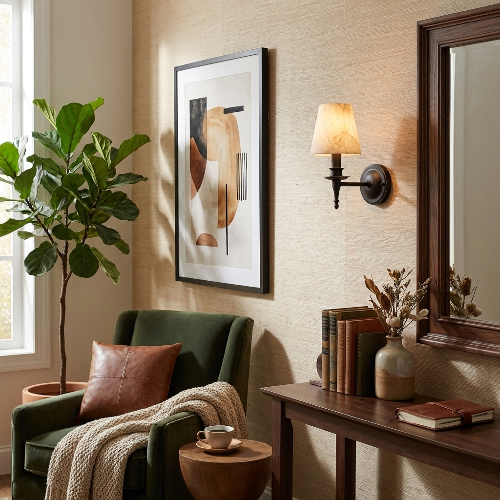 Ashmere Alabaster Wall Sconce
