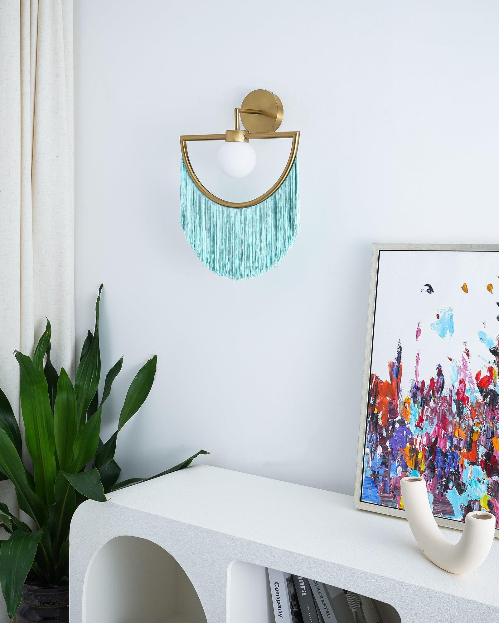 Wink Tassel Cute Wall Lamp-Neutral Decor