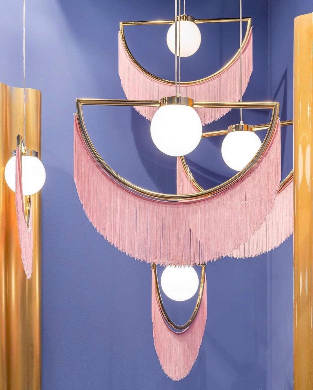 Sirove Pendant Lamp Fabric Fringe Globe Retro Bohemian-Neutral Decor