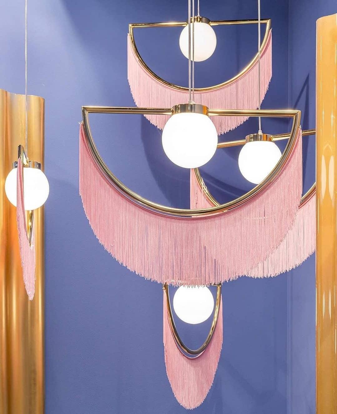 Sirove Pendant Lamp Fabric Fringe Globe Retro Bohemian-Neutral Decor